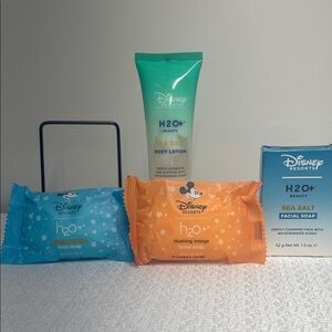 💧H2O + Beauty Sea Salt Body Lotion, Bath & Facial Soap Set by Disney